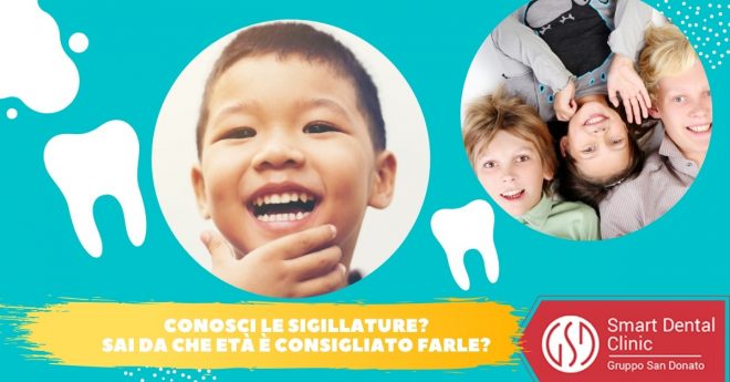 sigillature bambini sorridenti