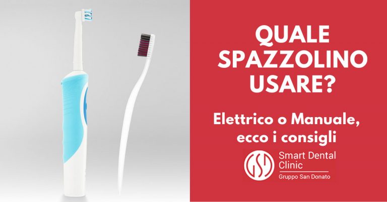 spazzolino elettrico e spazzolino manuale a confronto
