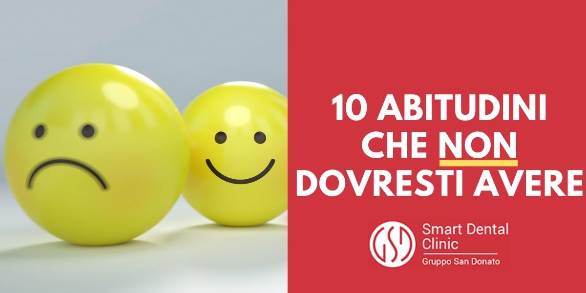 uno smile felice e uno smile triste