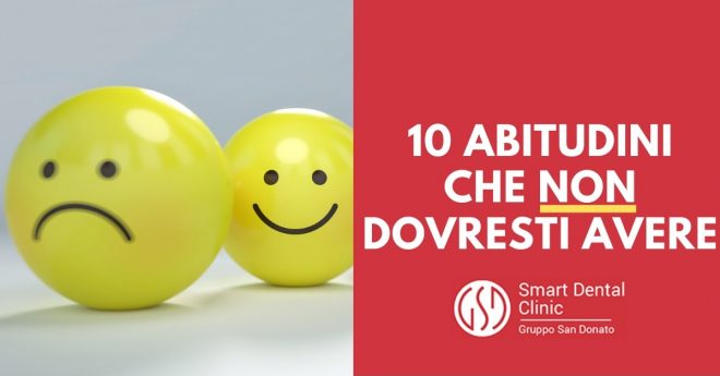 uno smile felice e uno smile triste