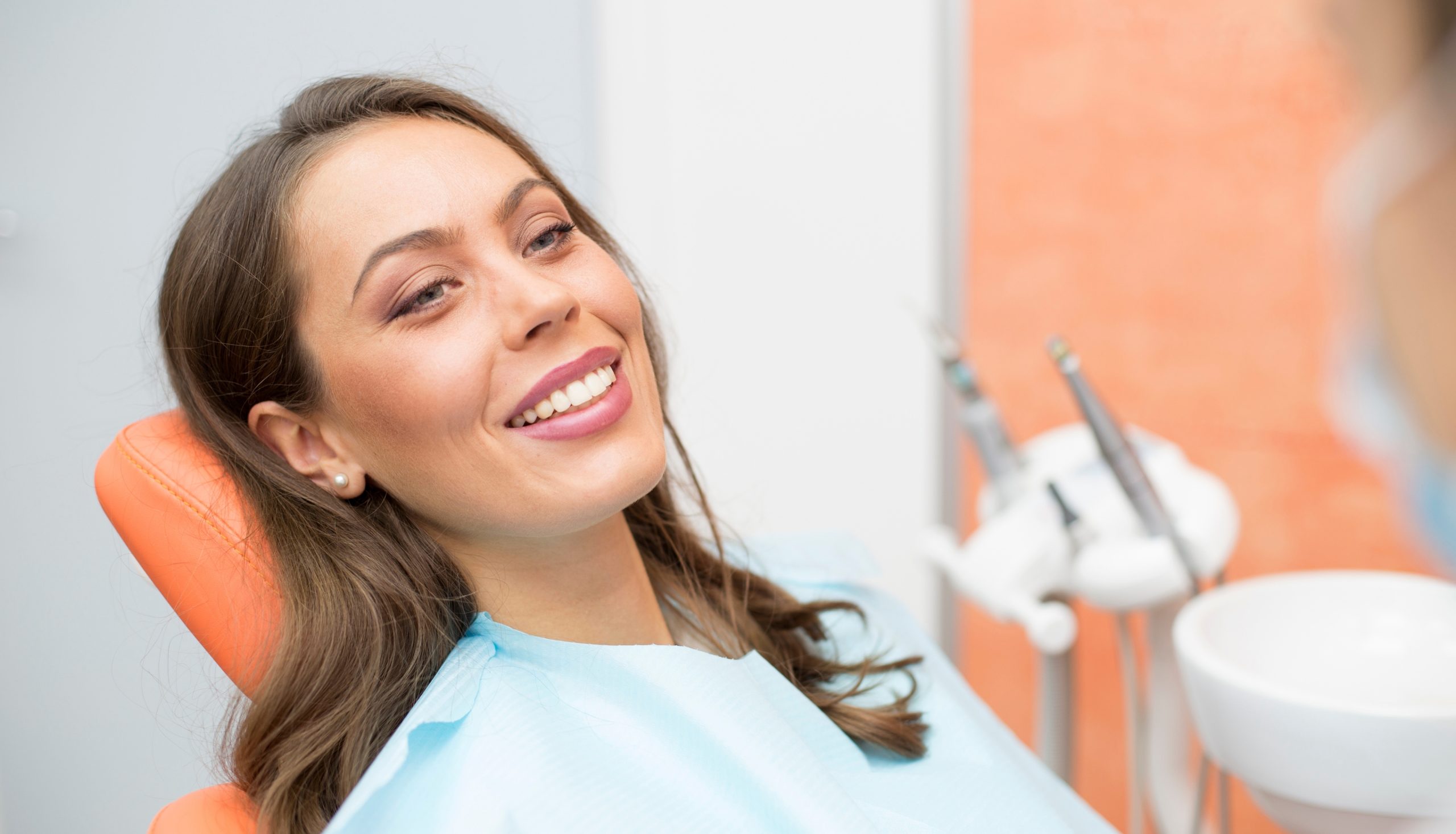 Portrait of smiling businesswoman at office